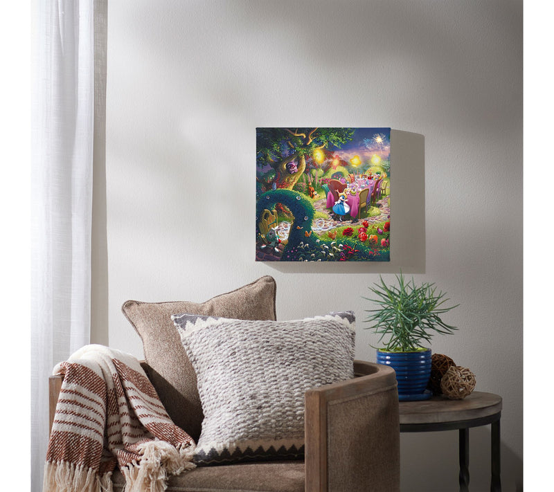 Thomas Kinkade Mad Hatter's Tea Party 14x14 Gallery Wrap — View 2