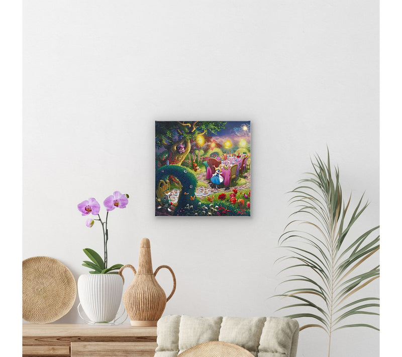 Thomas Kinkade Mad Hatter's Tea Party 14x14 Gallery Wrap — View 4