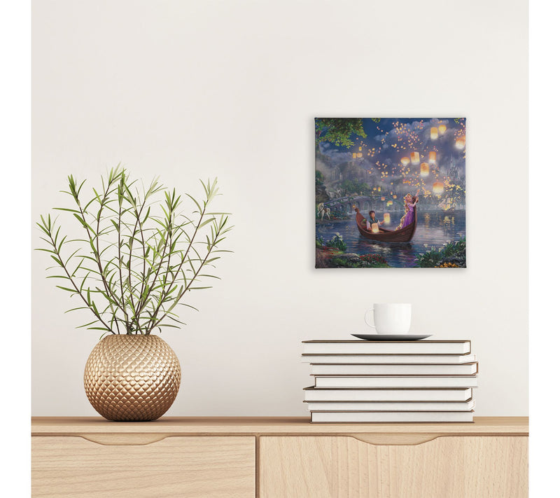 Thomas Kinkade  Studios Tangled 14x14 Gallery Wrap — View 4