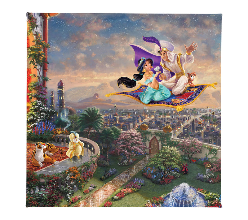 Thomas Kinkade Disney Aladdin - 14" x 14 " Gallery Wrap — Main view