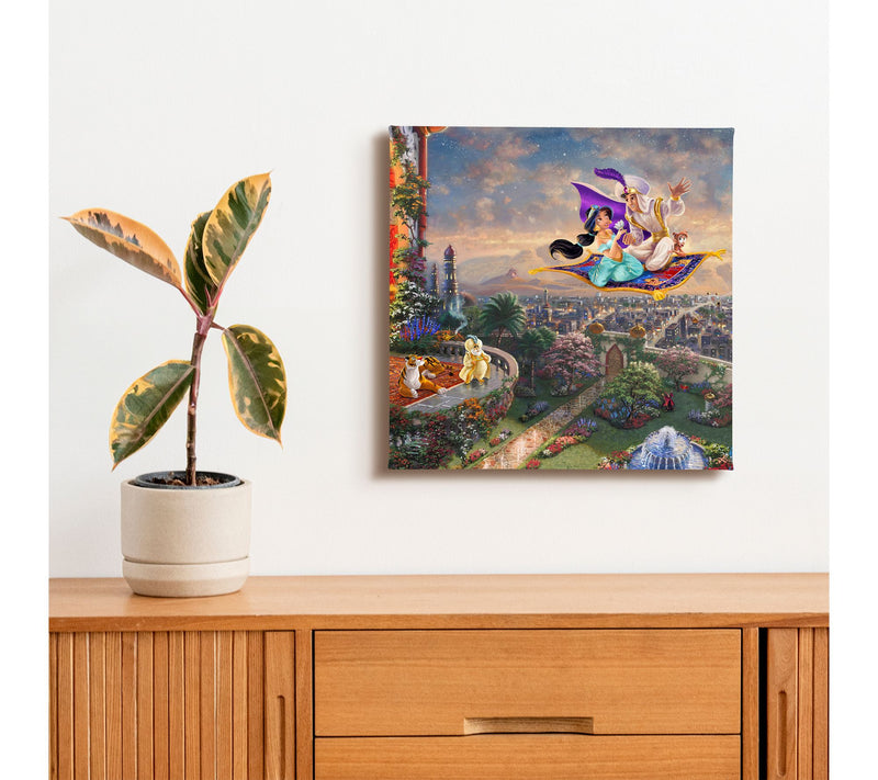 Thomas Kinkade Disney Aladdin - 14" x 14 " Gallery Wrap — View 4