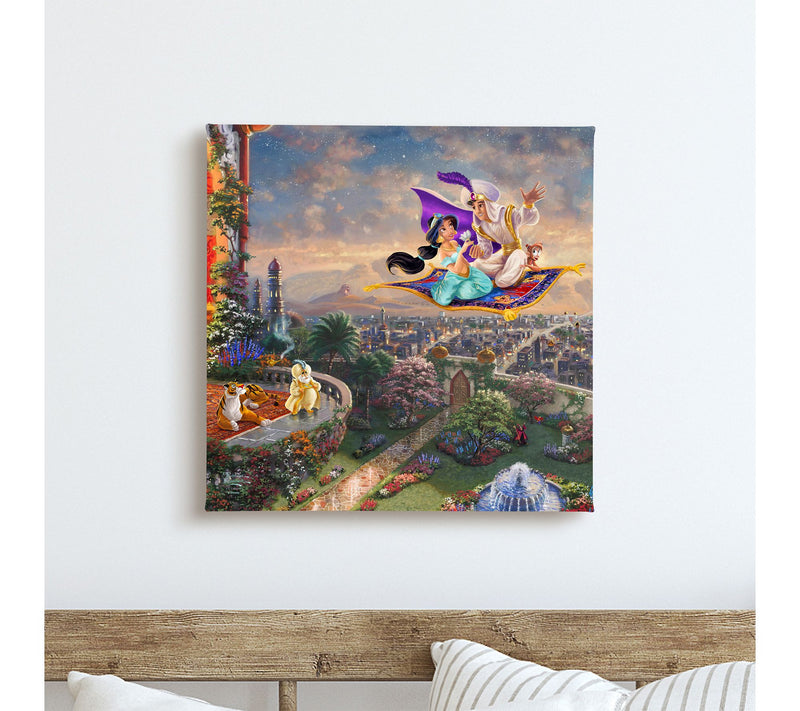 Thomas Kinkade Disney Aladdin - 14" x 14 " Gallery Wrap — View 3