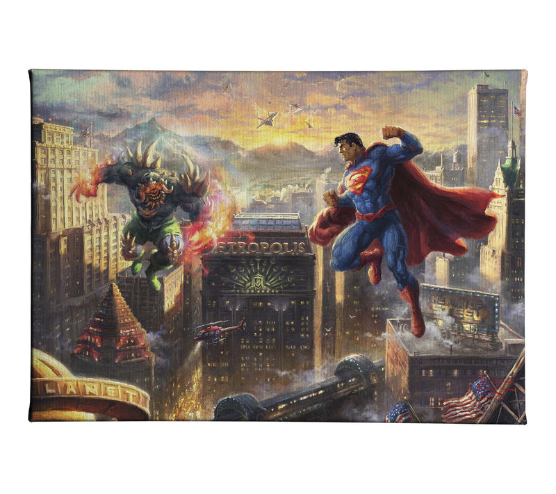 Thomas Kinkade Superman Man of Steel 10x14 Gallery Wrap — Main view