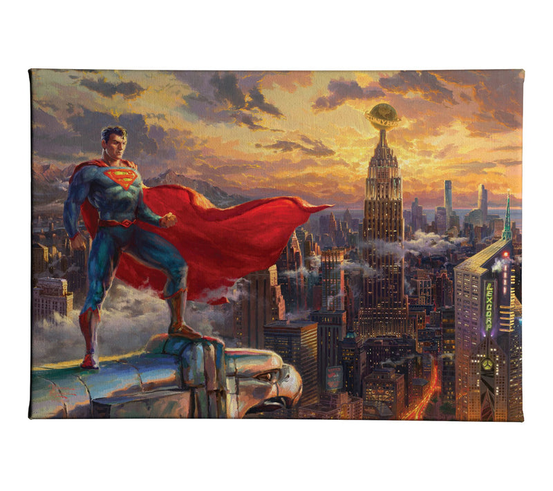 Thomas Kinkade Superman Protector of Metropolis10x14 Wrap — Main view