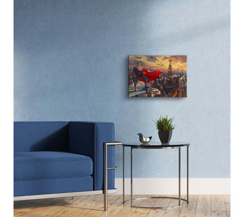Thomas Kinkade Superman Protector of Metropolis10x14 Wrap — View 4