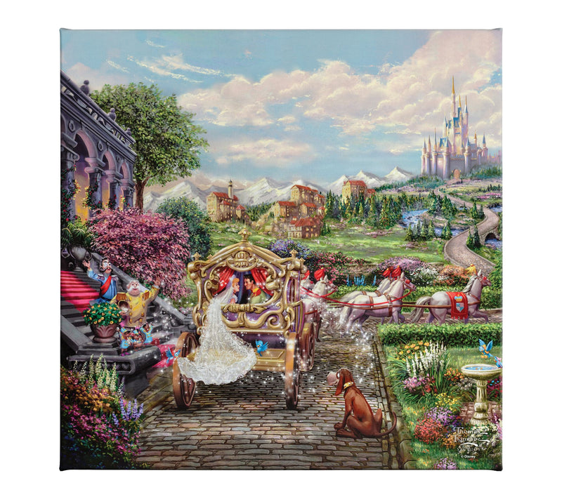 Thomas Kinkade Cinderella Happily Ever After 14x14Gallery Wrap — Main view