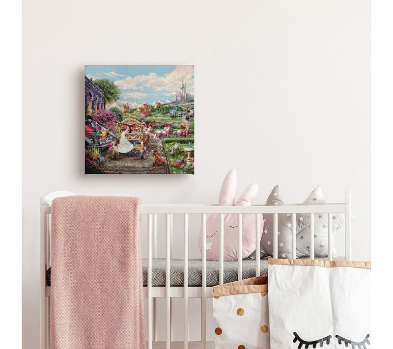 Thomas Kinkade Cinderella Happily Ever After 14x14Gallery Wrap — View 3