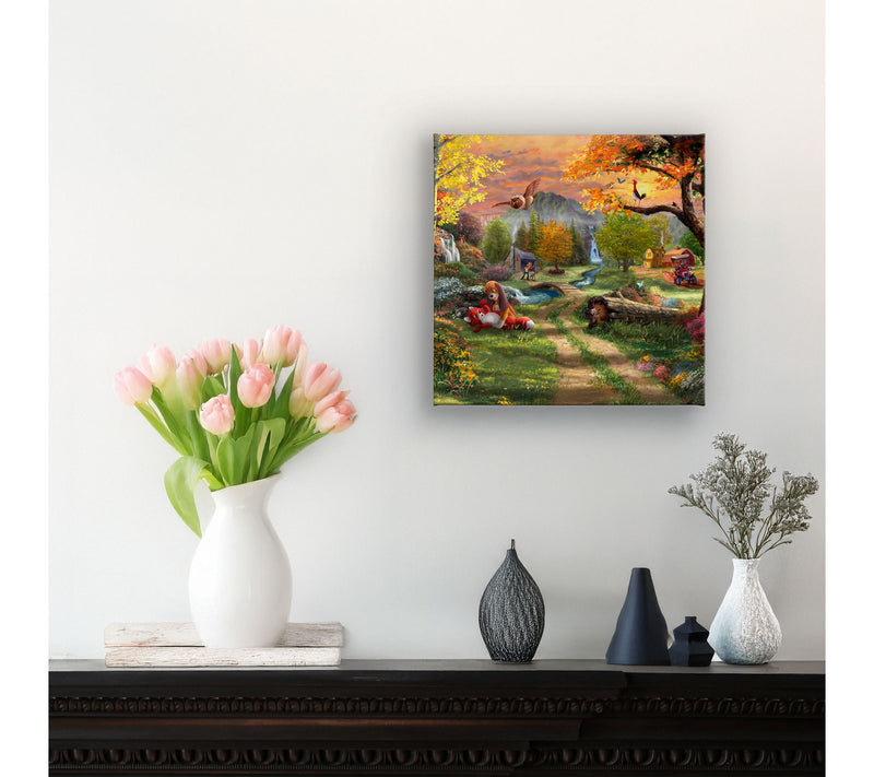 Thomas Kinkade The Fox and the Hound 14x14 Gallery Wrap — View 3