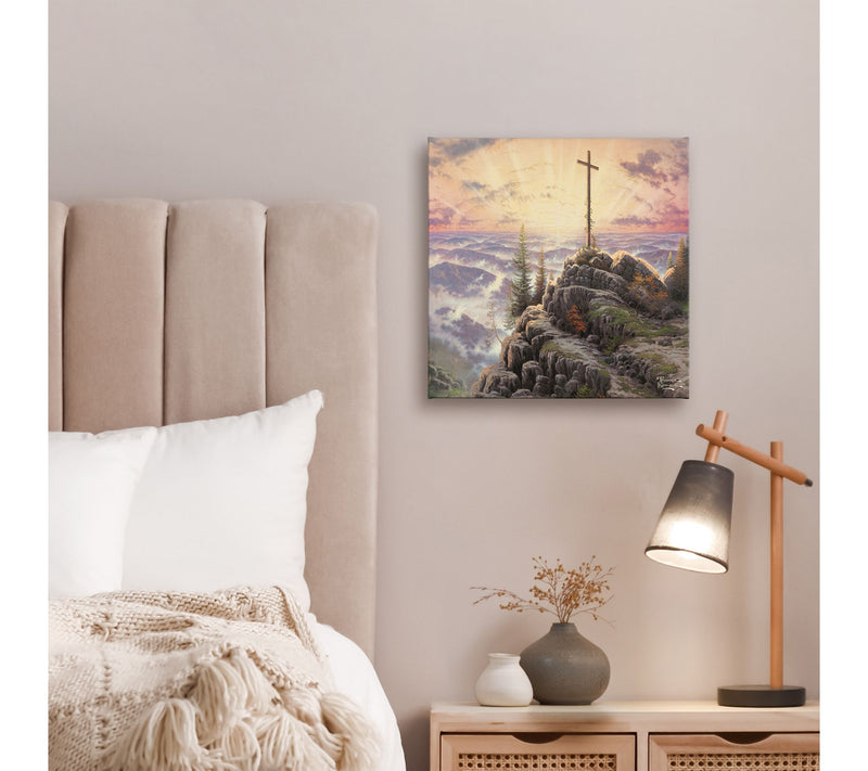Thomas Kinkade Sunrise 14x14 Gallery Wrap — View 2