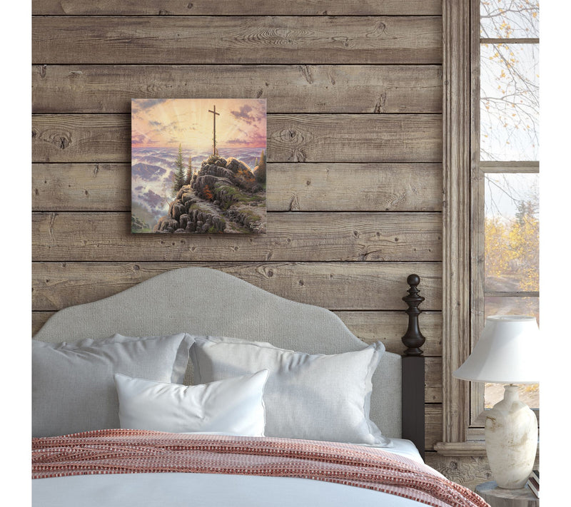Thomas Kinkade Sunrise 14x14 Gallery Wrap — View 3