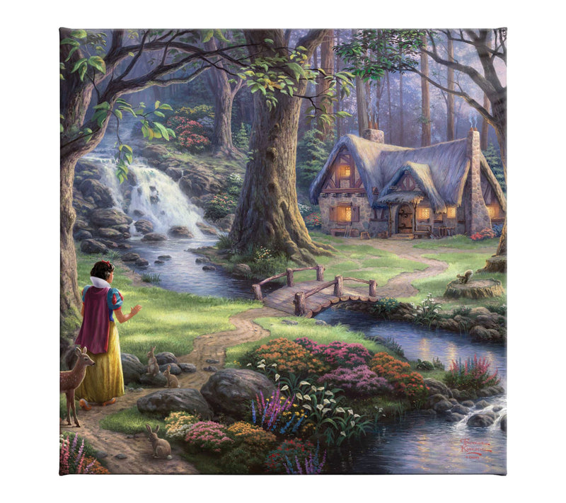 Thomas Kinkade Snow White Discovers 14x14 Gallery Wrap — Main view