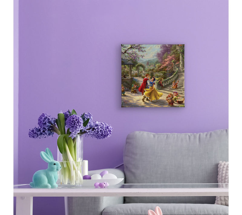 Thomas Kinkade Snow White Dancing 14x14 GalleryWrap — View 4