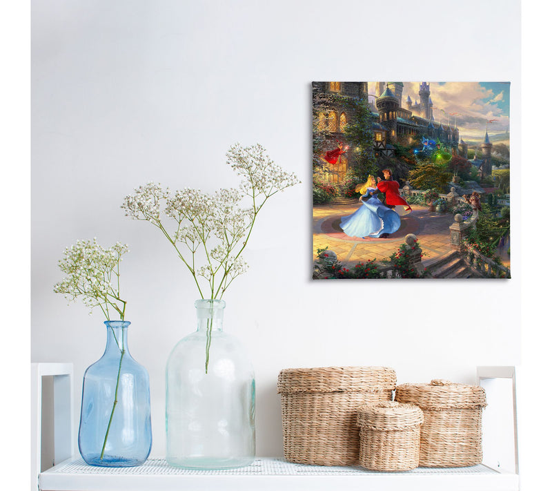 Thomas Kinkade Sleeping Beauty Dancing 14x14 Gallery Wrap — View 2
