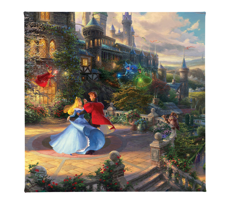 Thomas Kinkade Sleeping Beauty Dancing 14x14 Gallery Wrap — Main view