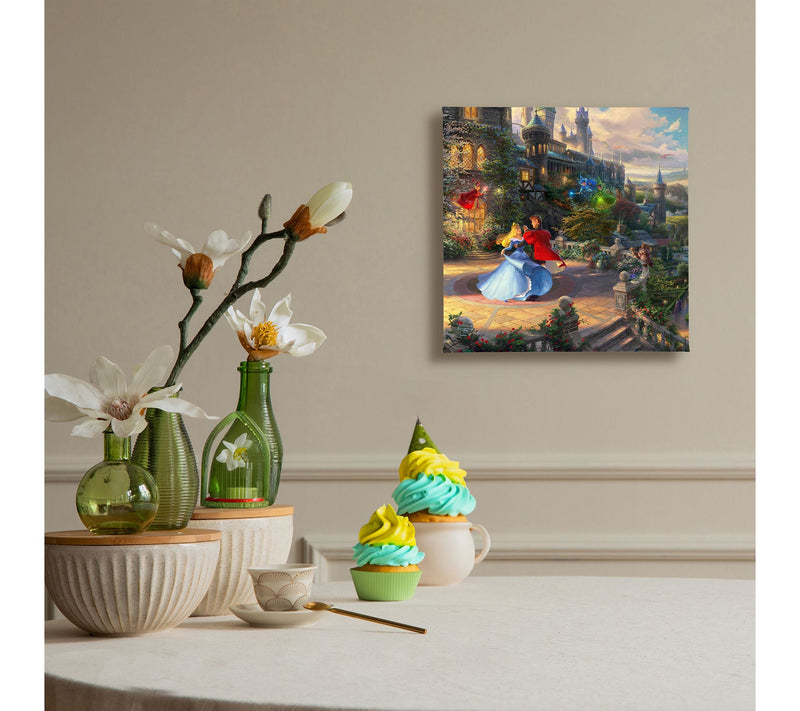 Thomas Kinkade Sleeping Beauty Dancing 14x14 Gallery Wrap — View 3
