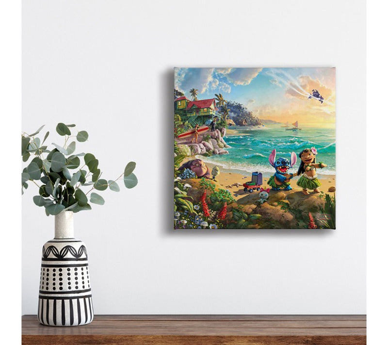 Thomas Kinkade Disney Lilo & Stitch - 14" x 14"Gallery Wrap — View 2