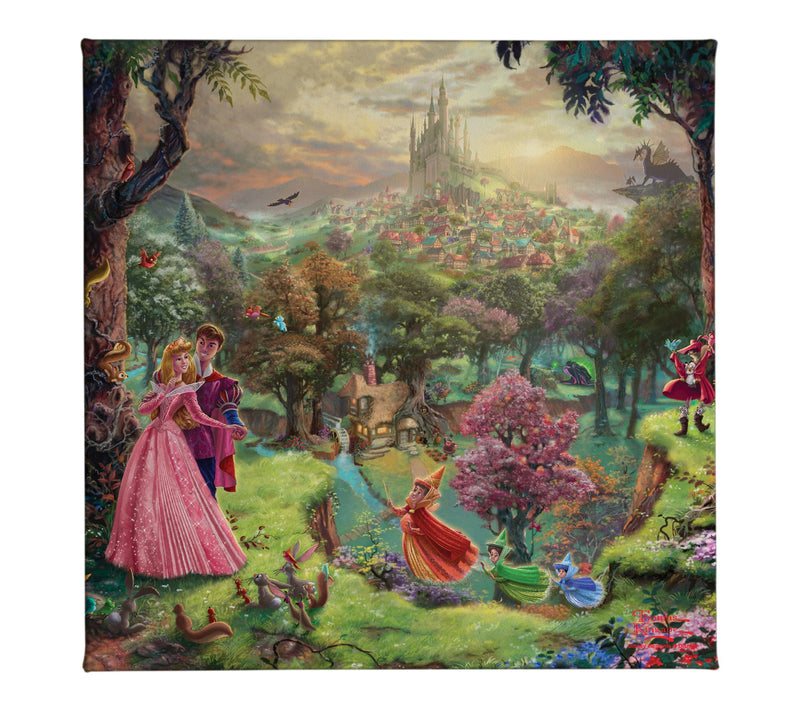 Thomas Kinkade Sleeping Beauty 14x14 Gallery Wrap — Main view