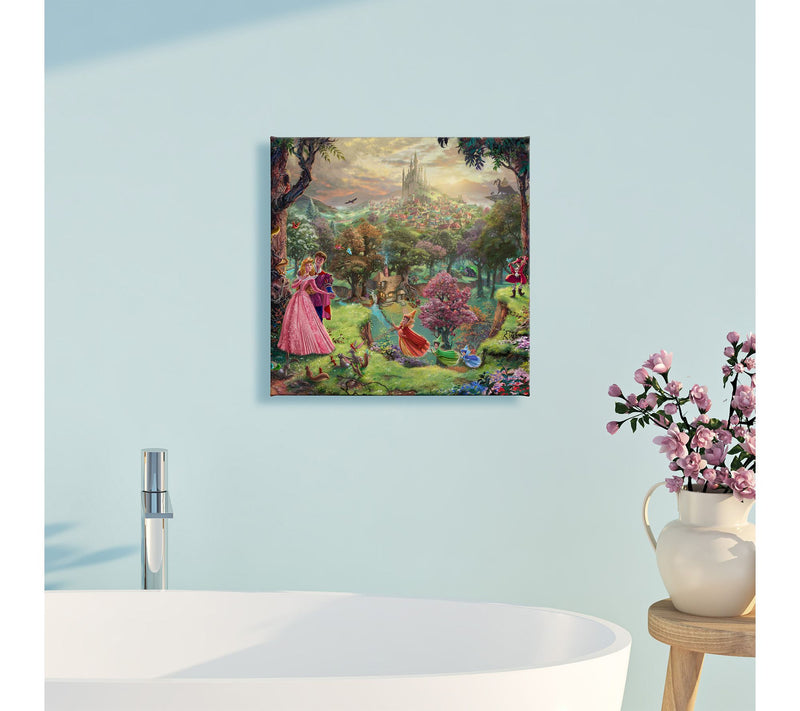 Thomas Kinkade Sleeping Beauty 14x14 Gallery Wrap — View 2