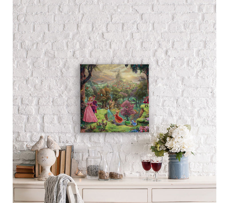 Thomas Kinkade Sleeping Beauty 14x14 Gallery Wrap — View 3