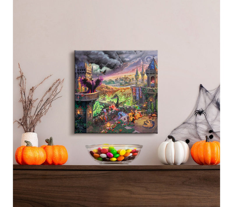 Thomas Kinkade Disney Maleficent - 14" x 14" Gallery Wrap — View 2