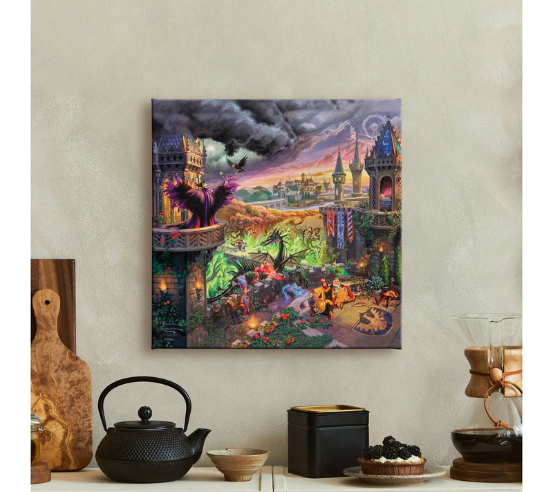 Thomas Kinkade Disney Maleficent - 14" x 14" Gallery Wrap — View 4