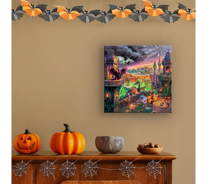 Thomas Kinkade Disney Maleficent - 14" x 14" Gallery Wrap — View 3