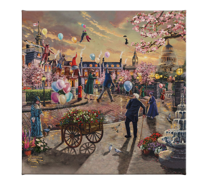 Thomas Kinkade Mary Poppins Returns - 14" x 14"Gallery Wrap — Main view