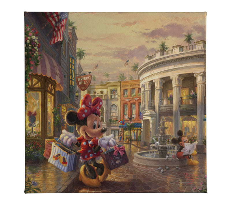 Thomas Kinkade Minnie Rocks the Dots on Rodeo 14x14 Wrap — Main view