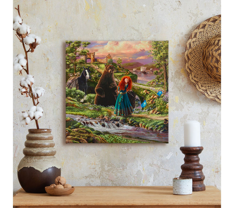 Thomas Kinkade Disney Pixar Brave - 14" x 14" Gallery Wrap — View 4