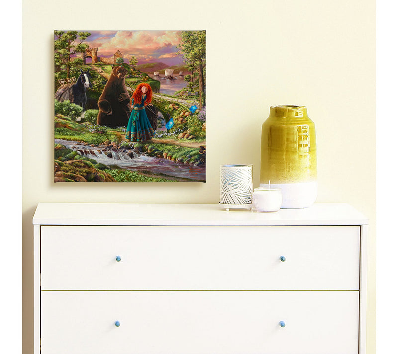 Thomas Kinkade Disney Pixar Brave - 14" x 14" Gallery Wrap — View 2
