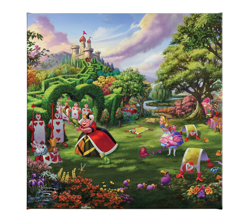 Thomas Kinkade Disney Queen of Hearts - 14" x 14" Gallery Wrap — Main view