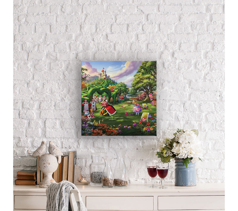 Thomas Kinkade Disney Queen of Hearts - 14" x 14" Gallery Wrap — View 3
