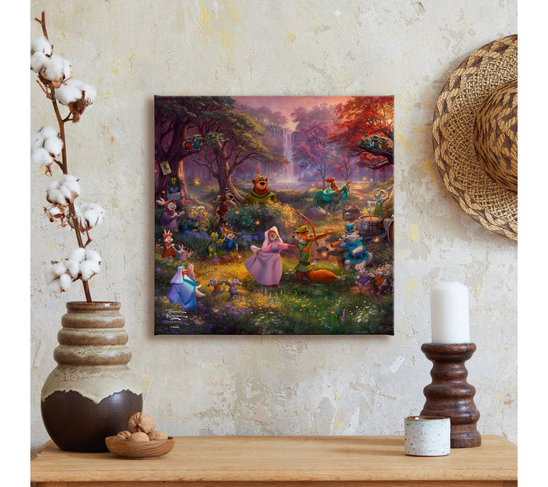 Thomas Kinkade Disney Robin Hood - 14" x 14" Gallery Wrap — View 2