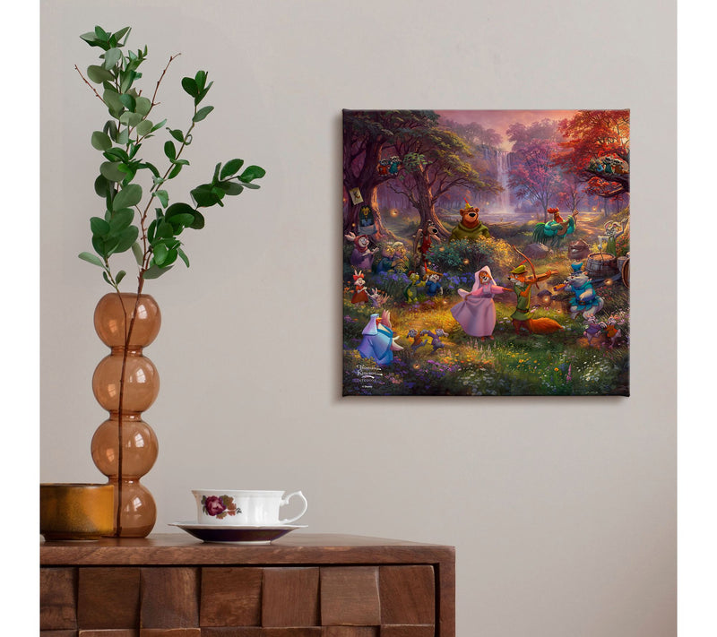 Thomas Kinkade Disney Robin Hood - 14" x 14" Gallery Wrap — View 3