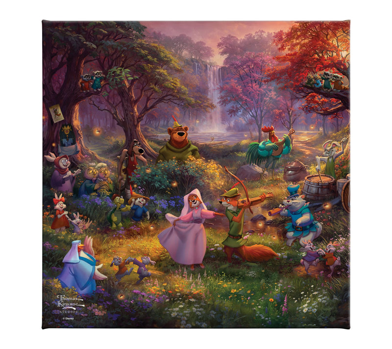 Thomas Kinkade Disney Robin Hood - 14" x 14" Gallery Wrap — Main view