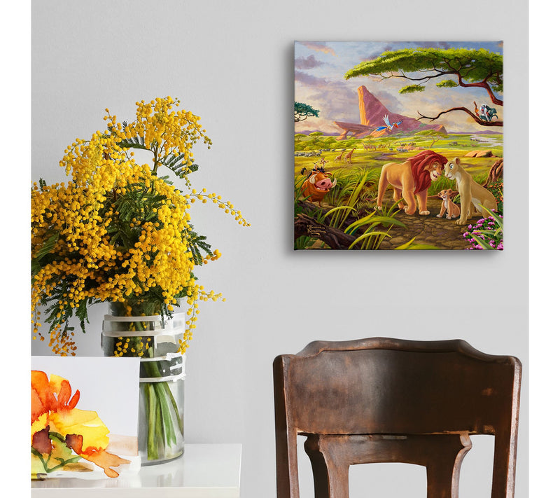 Thomas Kinkade Lion King Remember Who U Are 14x14 Gallery Wrap — View 4