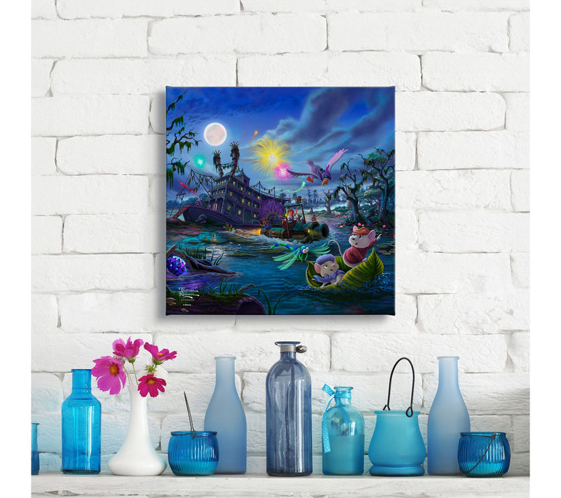 Thomas Kinkade Disney The Rescuers - 14" x 14"Gallery Wrap — View 2