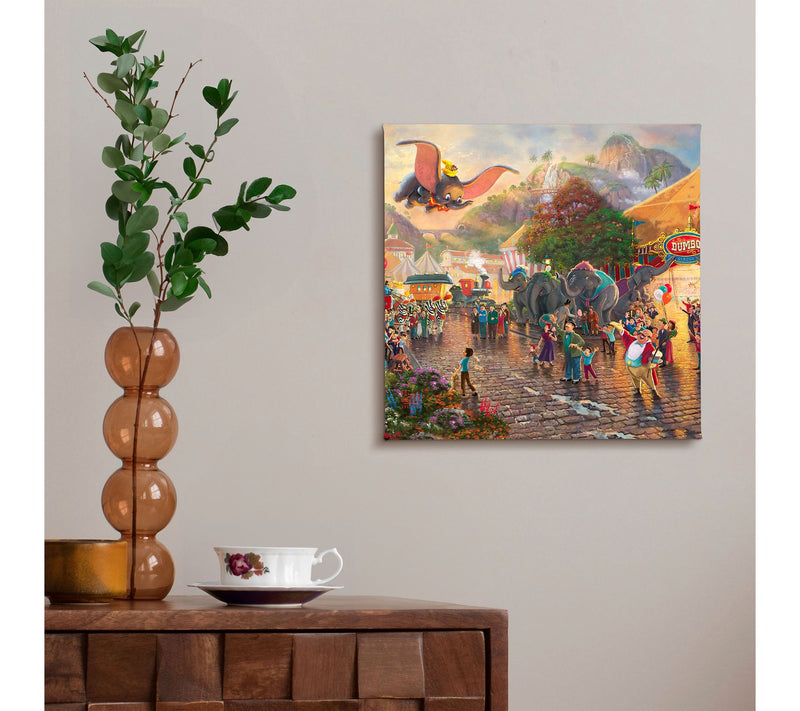 Thomas Kinkade Disney Dumbo - 14" x 14" GalleryWrap — View 3