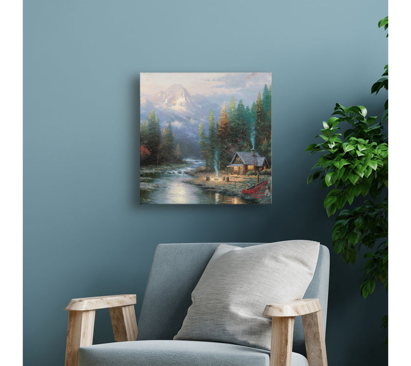 Thomas Kinkade The End of a Perfect Day II 14x14 Gallery Wrap — View 3