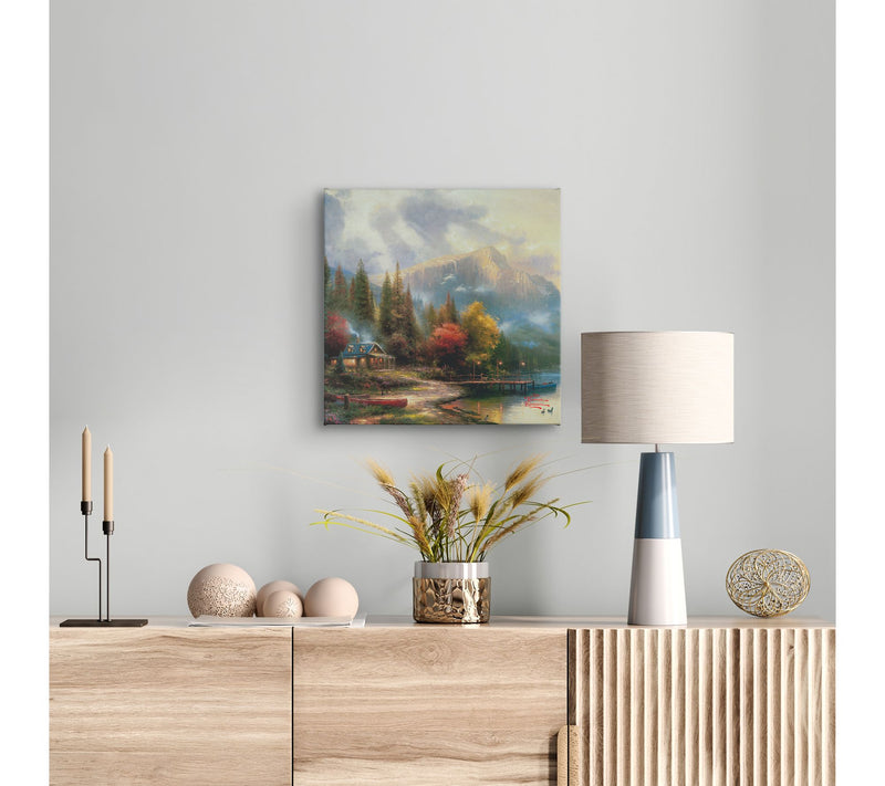 Thomas Kinkade The End of a Perfect Day III 14x14 Gallery Wrap — View 2