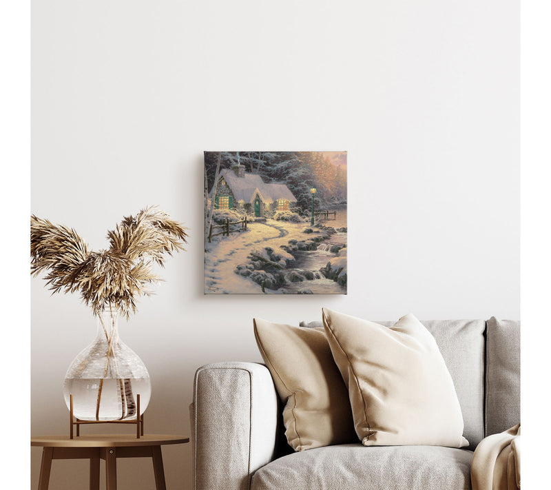 Thomas Kinkade Evening Glow - 14" x 14" GalleryWrap — View 4