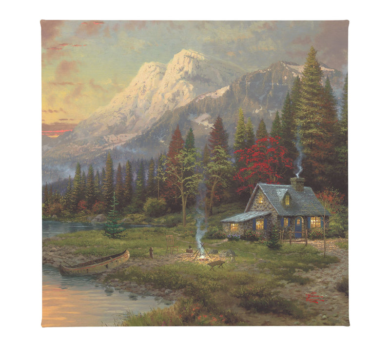 Thomas Kinkade Evening Majesty - 14" x 14" Gallery Wrap — Main view