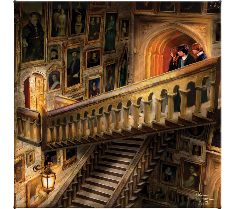 Thomas Kinkade Harry Potter Grand Staircase 14x14Gallery Wrap — Main view