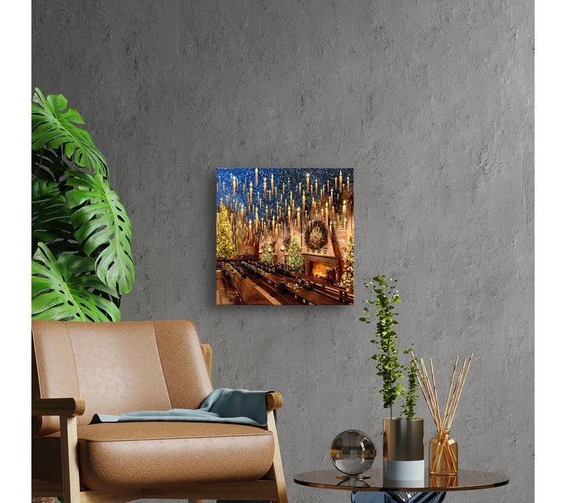 Thomas Kinkade Harry Potter Great Hall - 14x14Gallery Wrap — View 2
