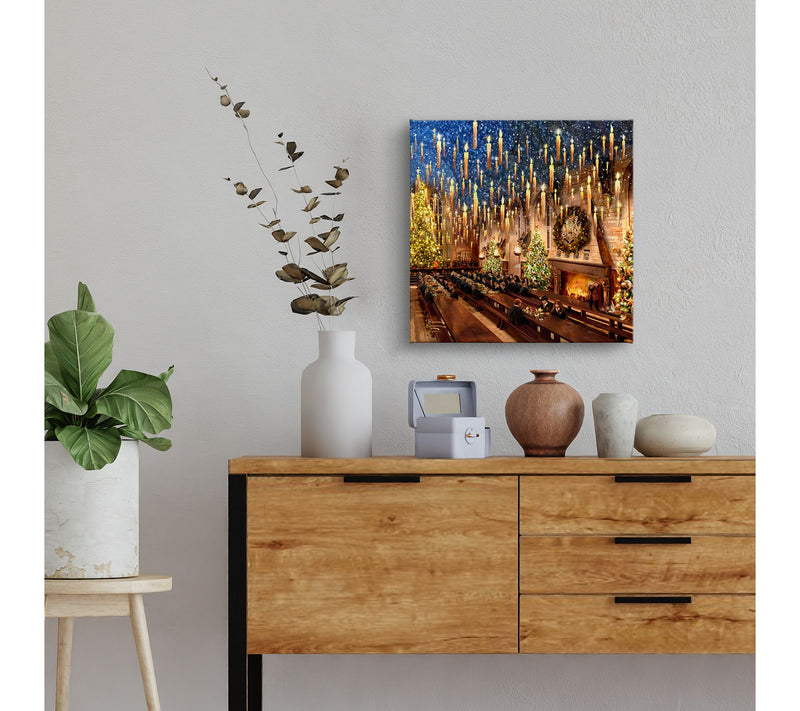 Thomas Kinkade Harry Potter Great Hall - 14x14Gallery Wrap — View 3