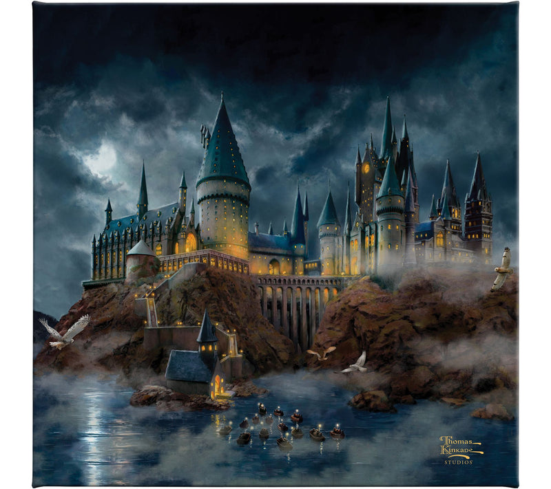 Thomas Kinkade Harry Potter Hogwarts Castle 14x14Gallery Wrap — Main view