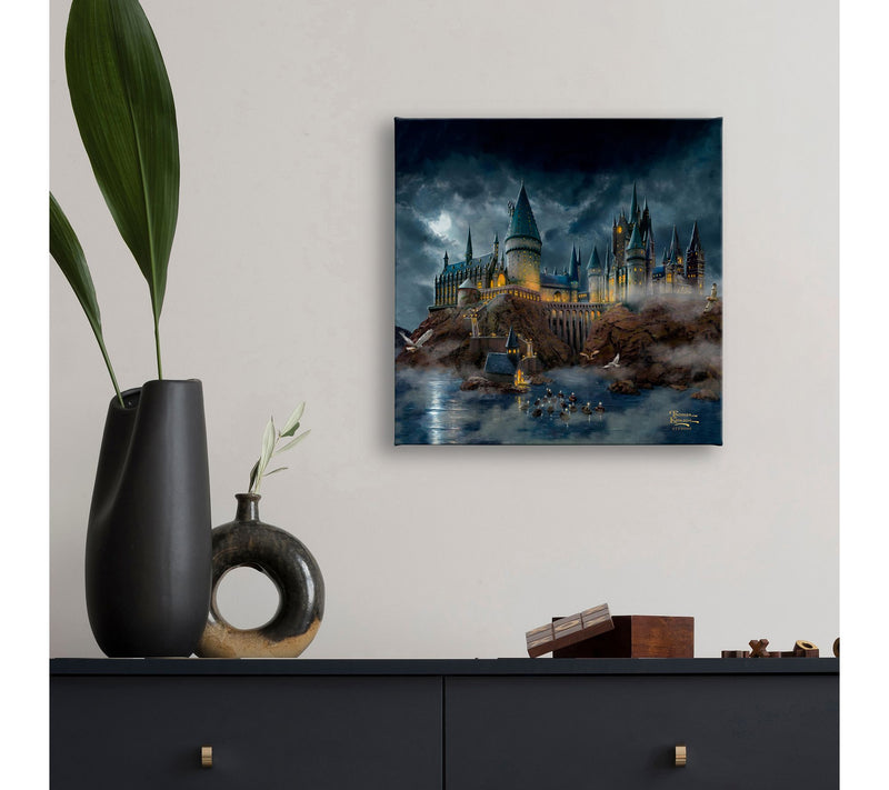 Thomas Kinkade Harry Potter Hogwarts Castle 14x14Gallery Wrap — View 4