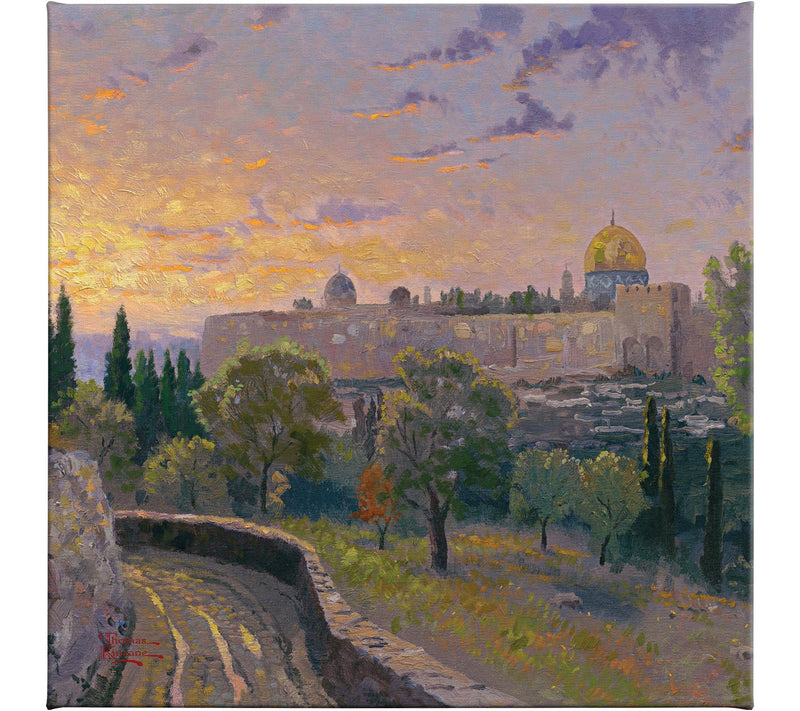 Thomas Kinkade Jerusalem Sunset - 14" x 14" Gallery Wrap — Main view