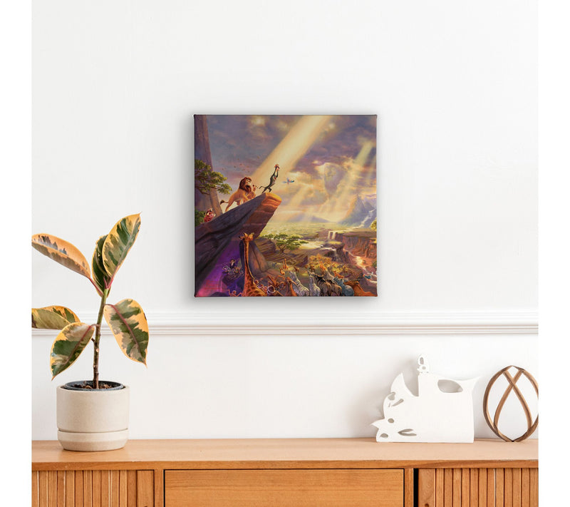 Thomas Kinkade Disney The Lion King - 14" x 14"Gallery Wrap — View 3