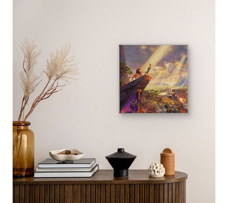 Thomas Kinkade Disney The Lion King - 14" x 14"Gallery Wrap — View 4
